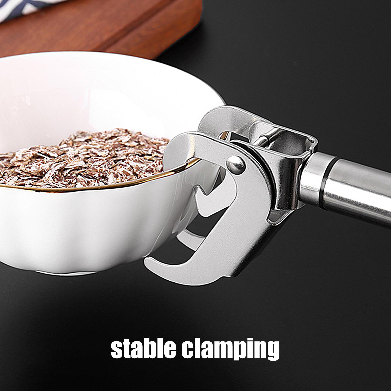 Commercial Kitchen Utensil Holder - Anti Scald Bowl Clamp Pot Gripper