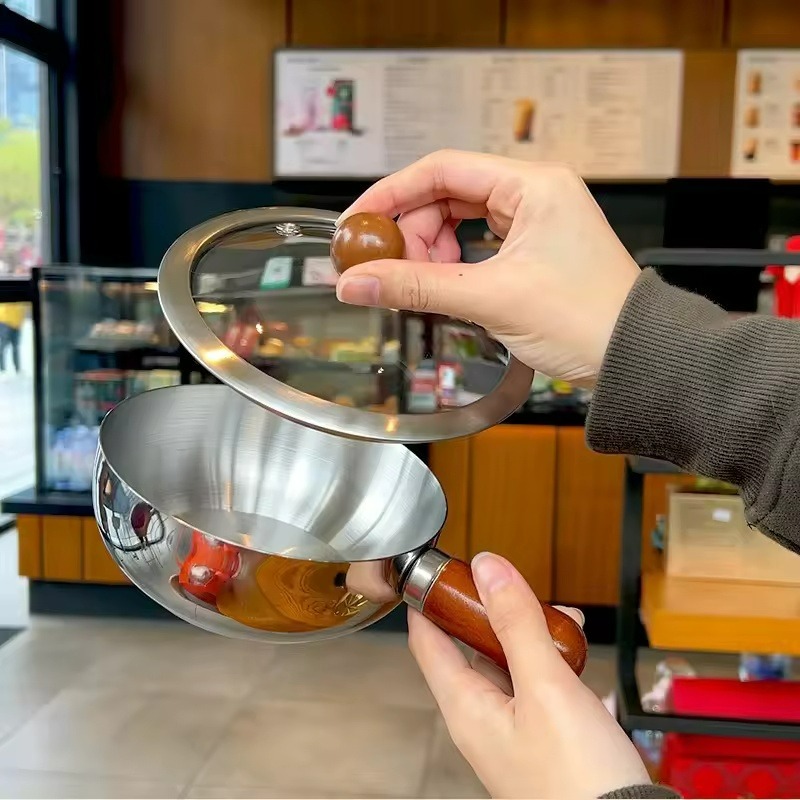 Stainless Steel Saucepan Milk  - огляд і ціна Commercial Kitchen Pans