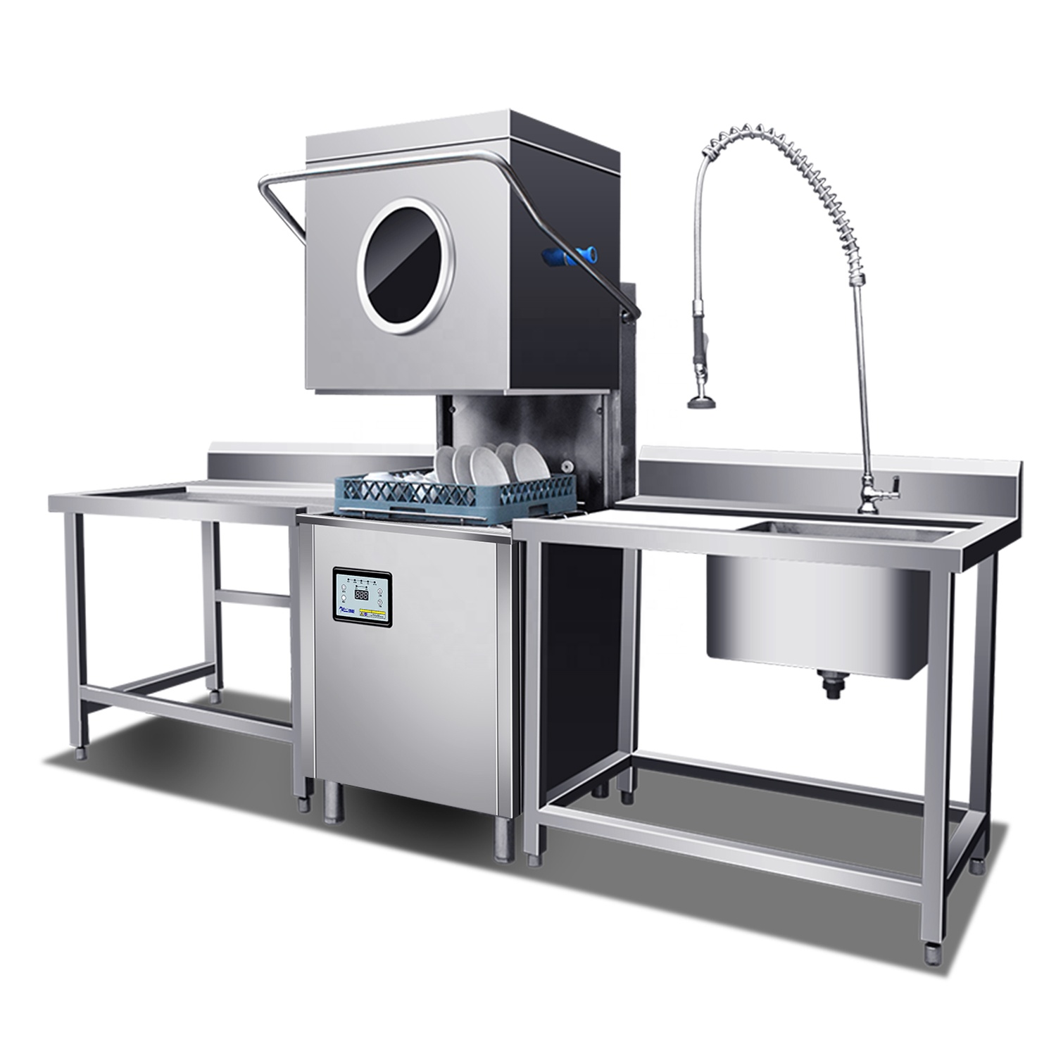Restaurant Hotel Kitchen 16KW  - огляд і ціна Commercial Kitchen Dishwasher