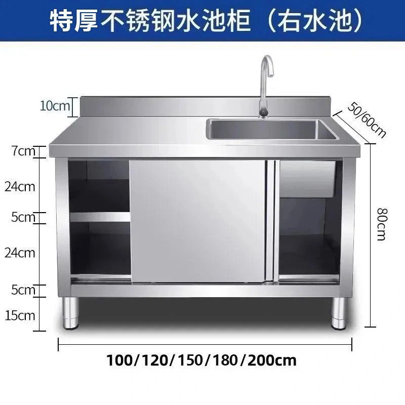 304 Stainless Steel Sink Cabin - огляд і ціна Commercial Kitchen Dishwasher