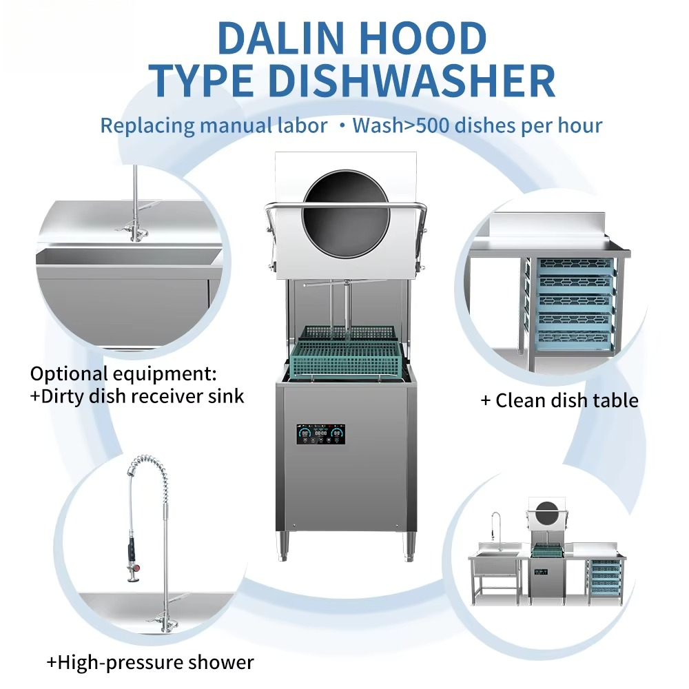 5KW 7KW 9KW Freestanding Smart - огляд і ціна Commercial Kitchen Dishwasher