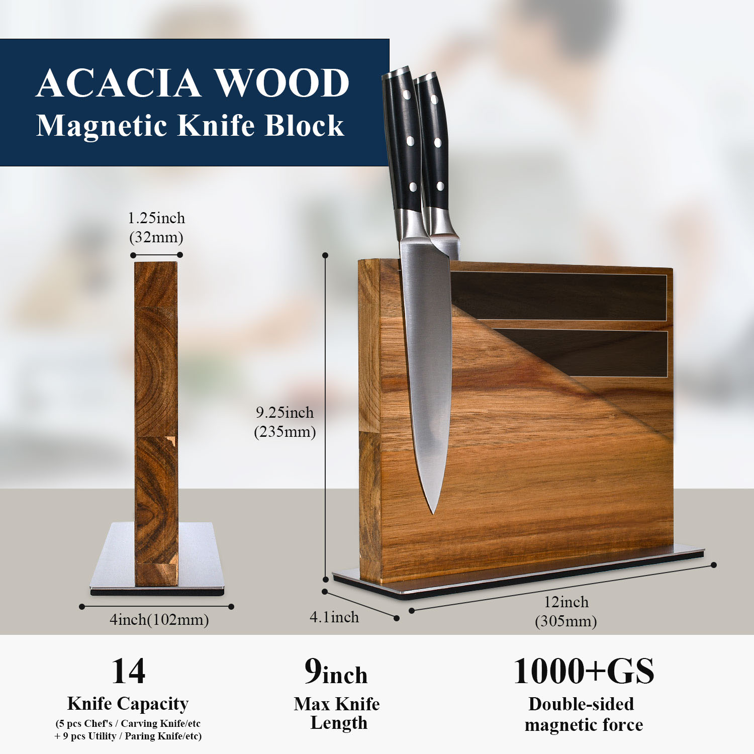 High Quality Magnetic Knife Bl - огляд і ціна Commercial Kitchen Knife Holder
