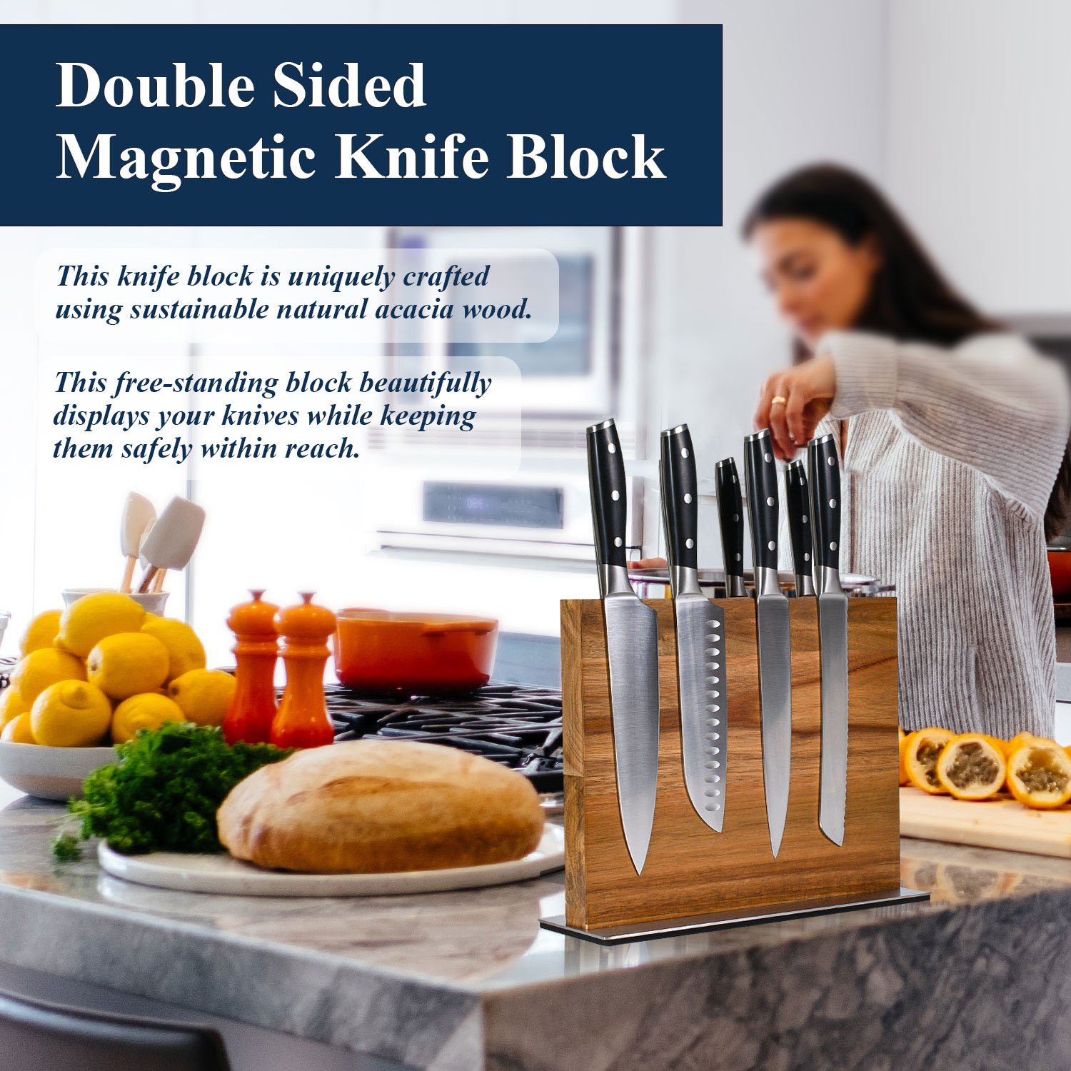 High Quality Magnetic Knife Bl - огляд і ціна Commercial Kitchen Knife Holder