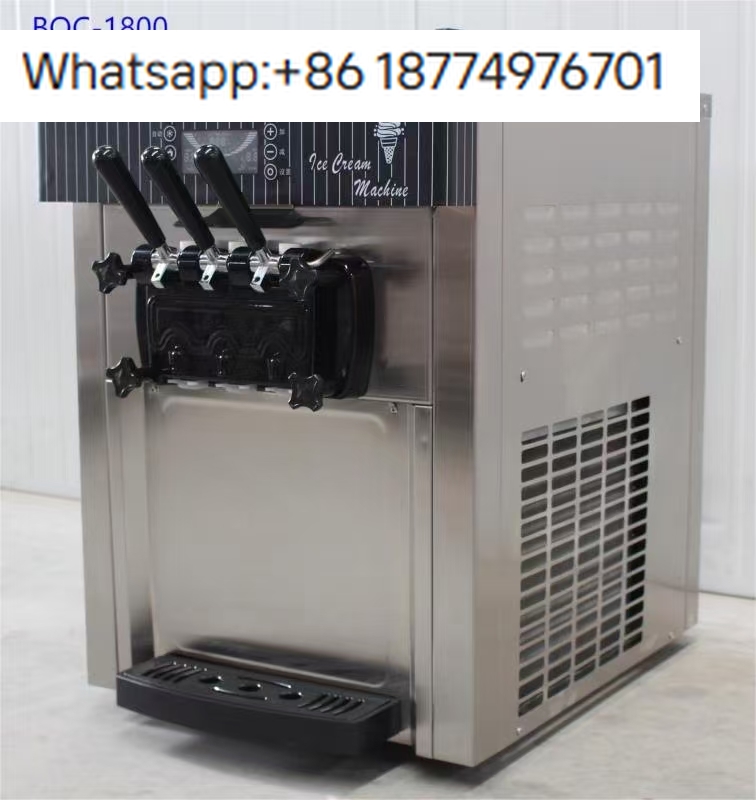 Ice Cream Maker 20-28L/h 3 Fla - огляд і ціна Soft Serve Ice Cream Machine