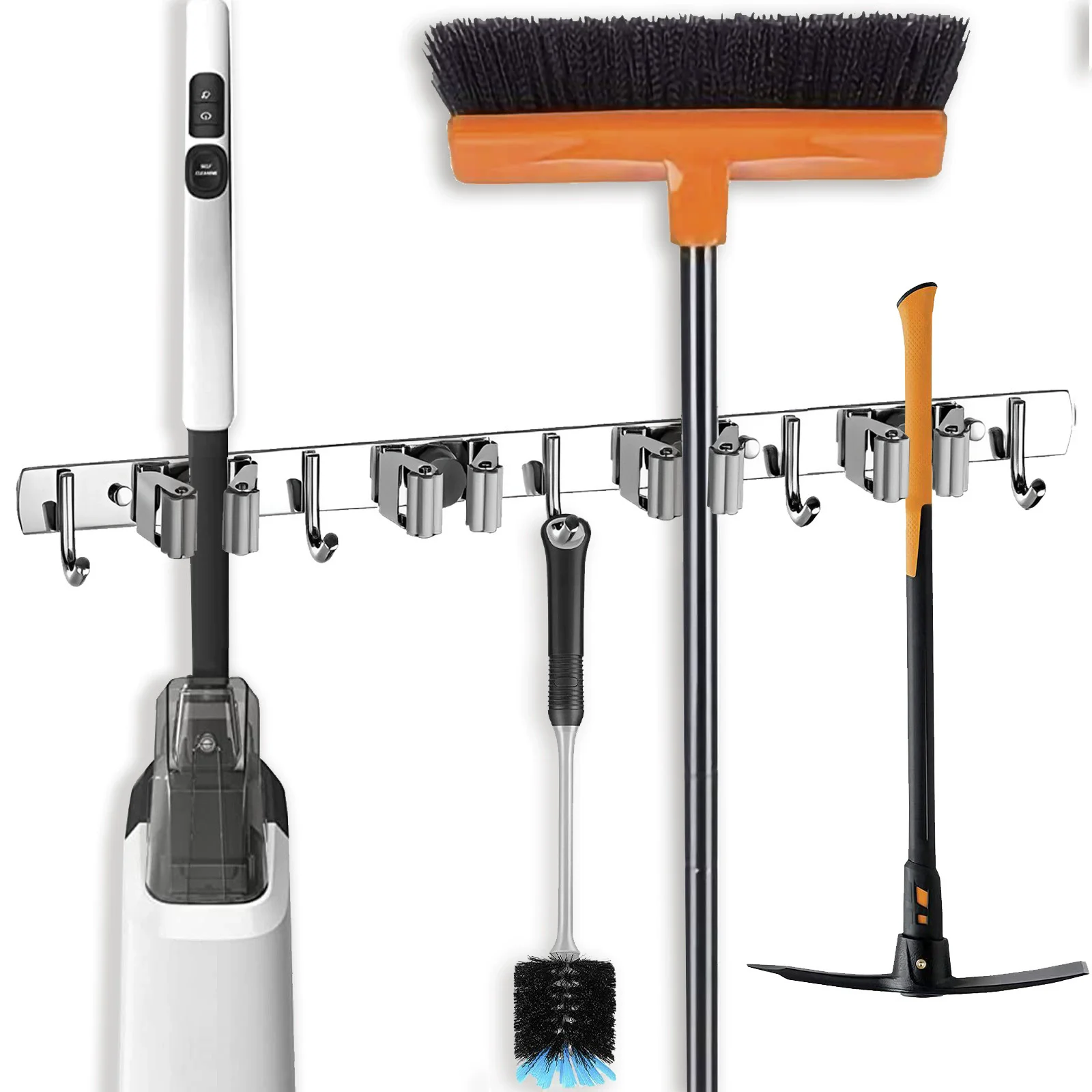 Stainless Steel Wall Mount Mop - огляд і ціна Commercial Kitchen Utensil Holder