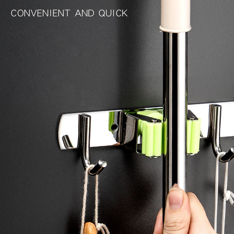 Stainless Steel Wall Mount Mop - огляд і ціна Commercial Kitchen Utensil Holder