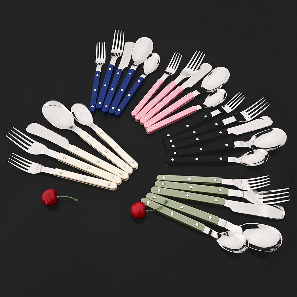 20Pcs Cutlery Set Acrylic Hand - огляд і ціна Commercial Kitchen Knife Set