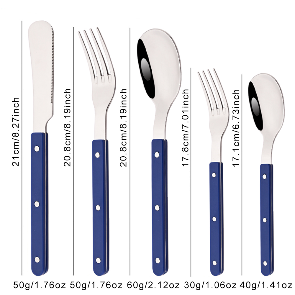 20Pcs Cutlery Set Acrylic Hand - огляд і ціна Commercial Kitchen Knife Set