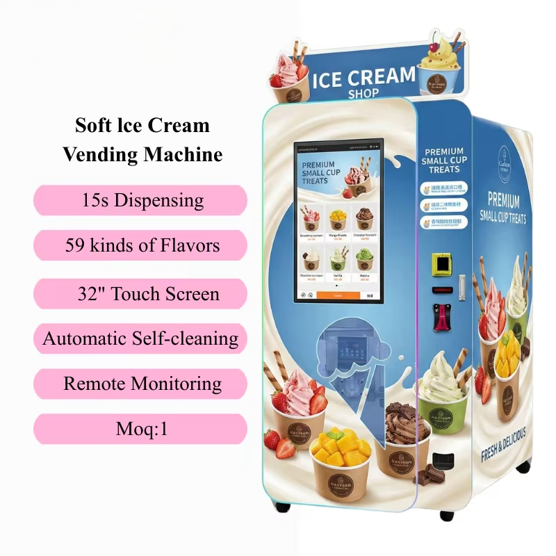 Customized Soft Ice Cream Vend - огляд і ціна Soft Serve Ice Cream Machine