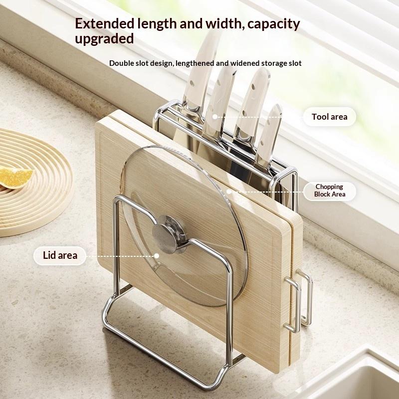 Kitchen Knife Organizer Rack W - огляд і ціна Commercial Kitchen Knife Holder