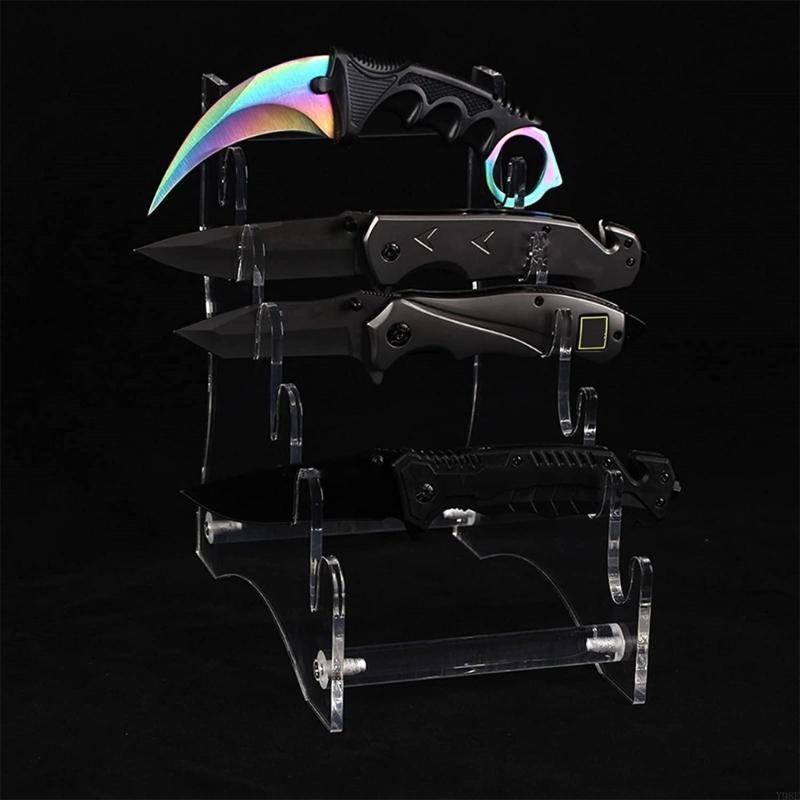 Transparent Knife Display Stan - огляд і ціна Commercial Kitchen Knife Holder