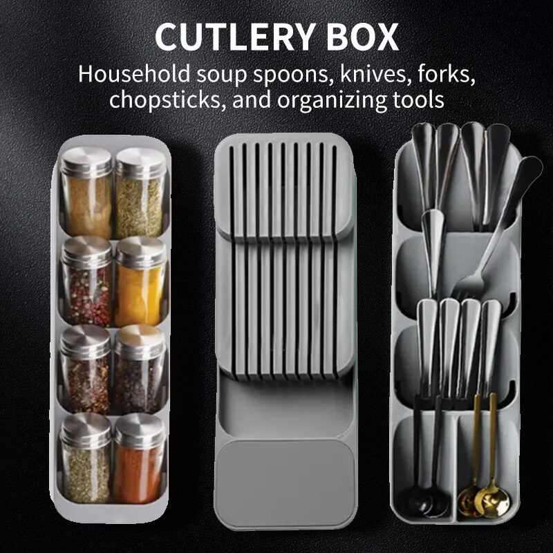 Kitchen Drawer Cutlery Storage - огляд і ціна Commercial Kitchen Knife Holder