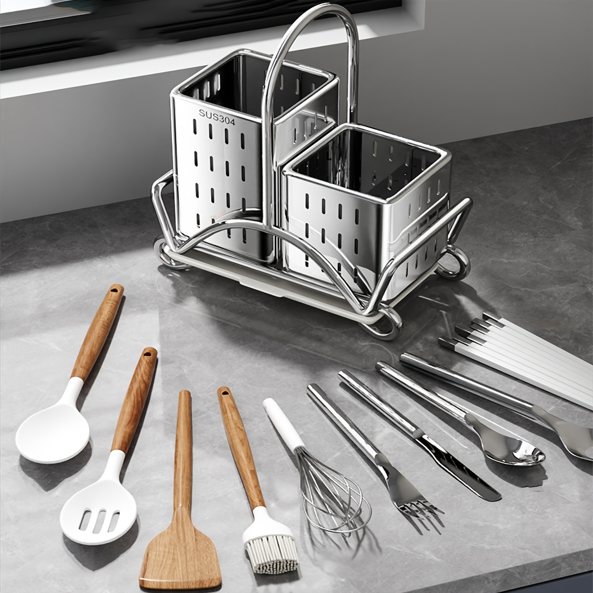 Kitchen Cutlery Organiser, Sta - огляд і ціна Commercial Kitchen Knife Holder