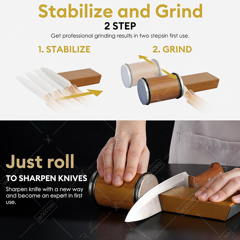Sharpening Stone Rolling Knife - огляд і ціна Commercial Kitchen Knife Holder