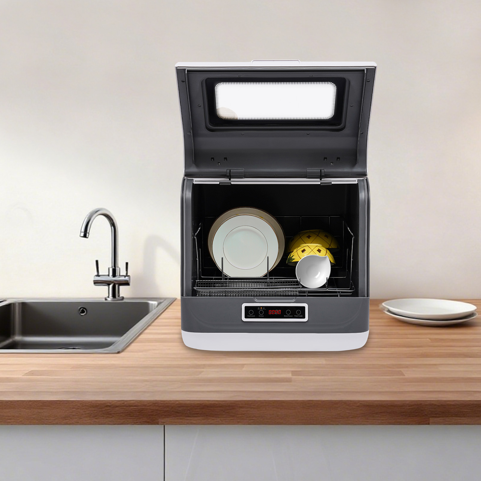Countertop Dishwasher+800W Rat - огляд і ціна Commercial Kitchen Dishwasher