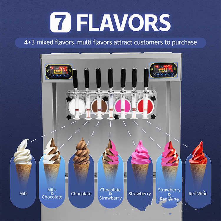 Commercial Soft Serve Ice Crea - огляд і ціна Soft Serve Ice Cream Machine