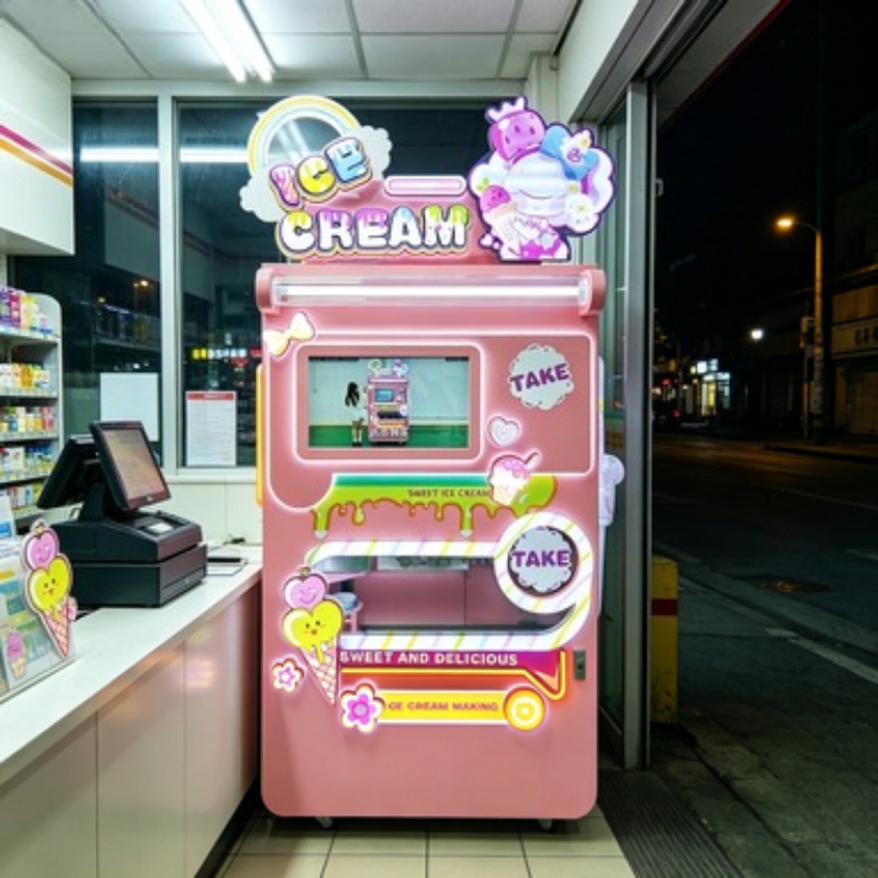 20-28L/h Floor Standing Ice Cr - огляд і ціна Soft Serve Ice Cream Machine