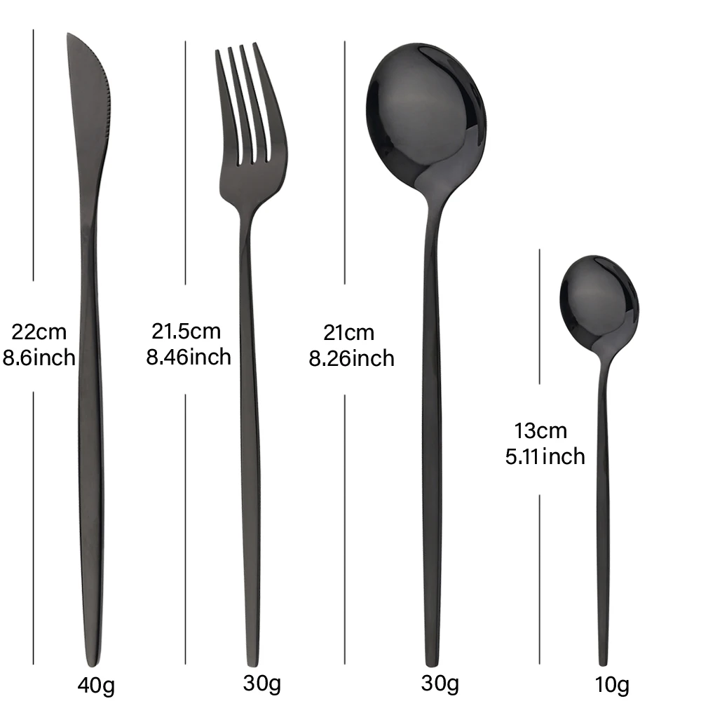 16Pcs Gold Dinnerware Stainles - огляд і ціна Commercial Kitchen Knife Set